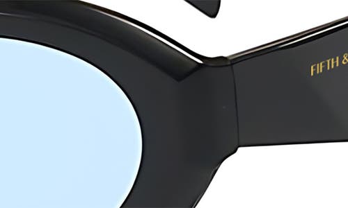 Fifth & Ninth Leona 54mm Polarized Oval Sunglasses In Multi