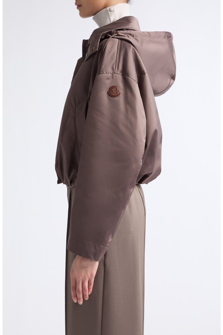 Chevreuil Duchesse Down Jacket with Removable Hood, Alternate, color, BROWN