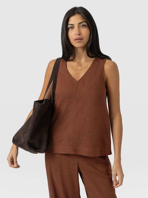 Saint + Sofia Corinne V Neck Tunic