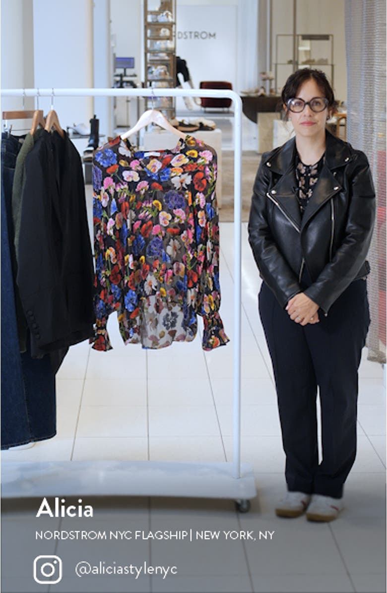 Onica Floral Chiffon Top, sales video thumbnail