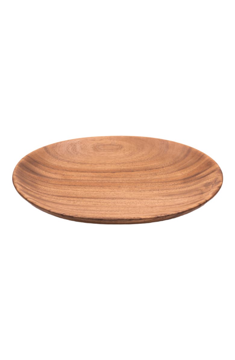 Chechen Wood Design Shallow Salad Tray, Main, color, Natural