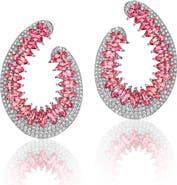 Hueb 18K Gold Mirage Frontal Hoop Earrings