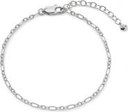 Monica Vinader Textured Chain Link Bracelet