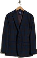 Original Penguin Slim Fit Plaid Sport Coat