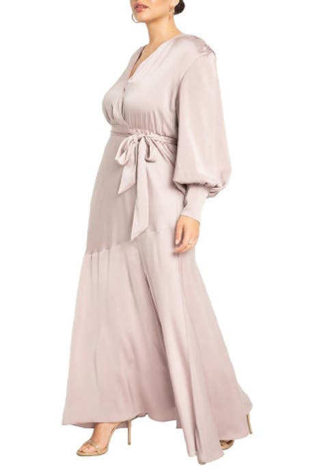 Satin Maxi Dress