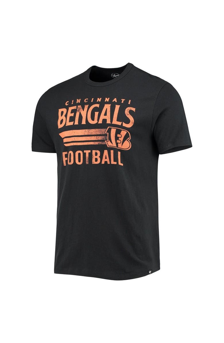 '47 Men's '47 Black Cincinnati Bengals Conrider Franklin T-Shirt, Alternate, color, Black