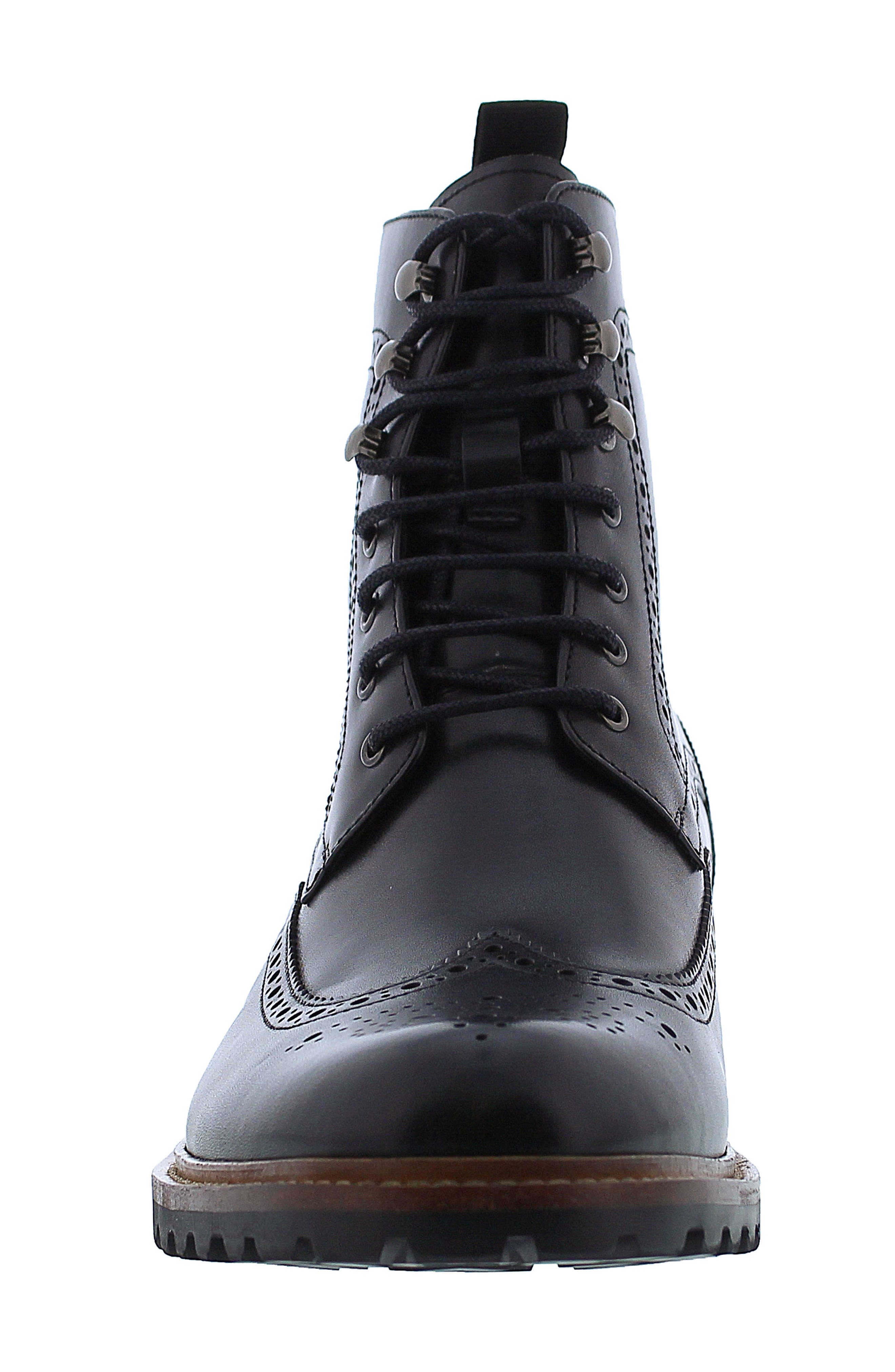 Zanzara Repos Leather Wingtip Boot, Alternate, color, 