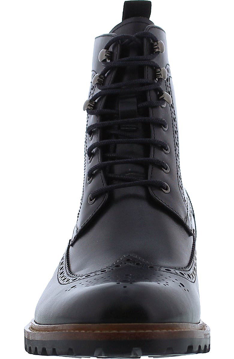 Zanzara Repos Leather Wingtip Boot, Alternate, color,