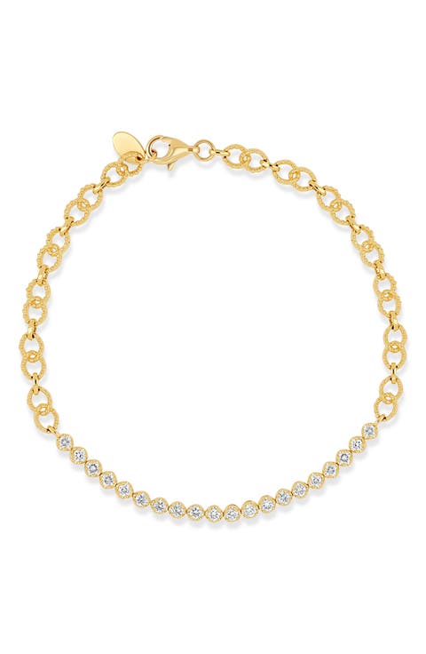 Audrey Diamond Line Bracelet