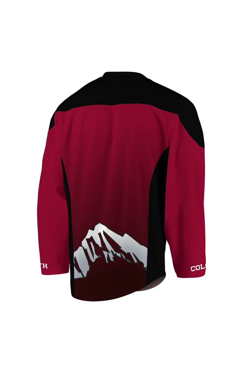ADPRO Sports Men's Maroon/Black Colorado Mammoth Replica Jersey, Alternate, color, 