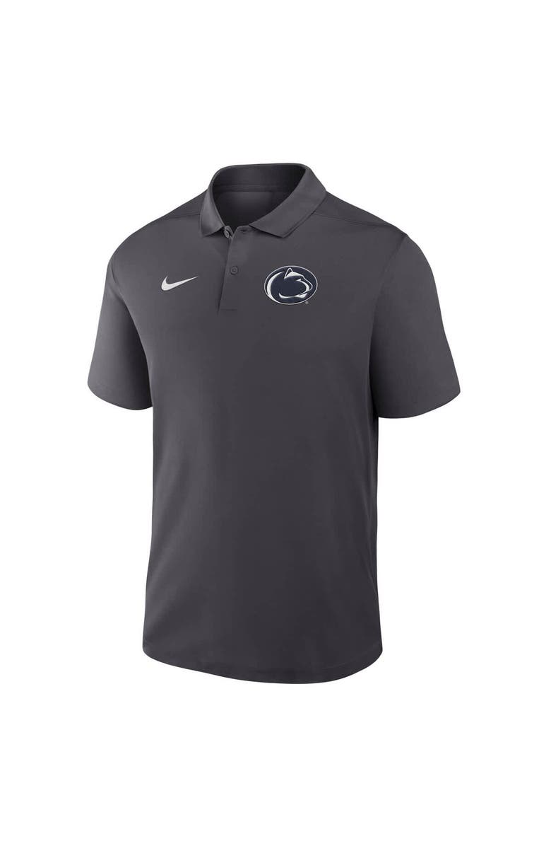 Nike Men's Nike Anthracite Penn State Nittany Lions Primetime Victory Primary Logo Performance Polo, Alternate, color, Anthracite
