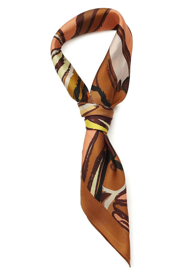 Butterflies Bandana, Alternate, color, BRIGHT MARIGOLD