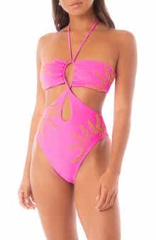 Maaji Caramel Sun Sloane Reversible One-Piece Swimsuit