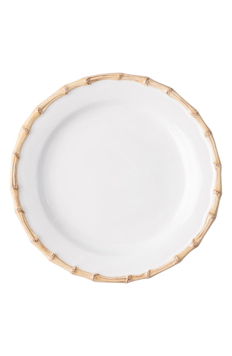 Juliska Bamboo Ceramic 16-Piece Dinnerware Set, Alternate, color, Bamboo Natural