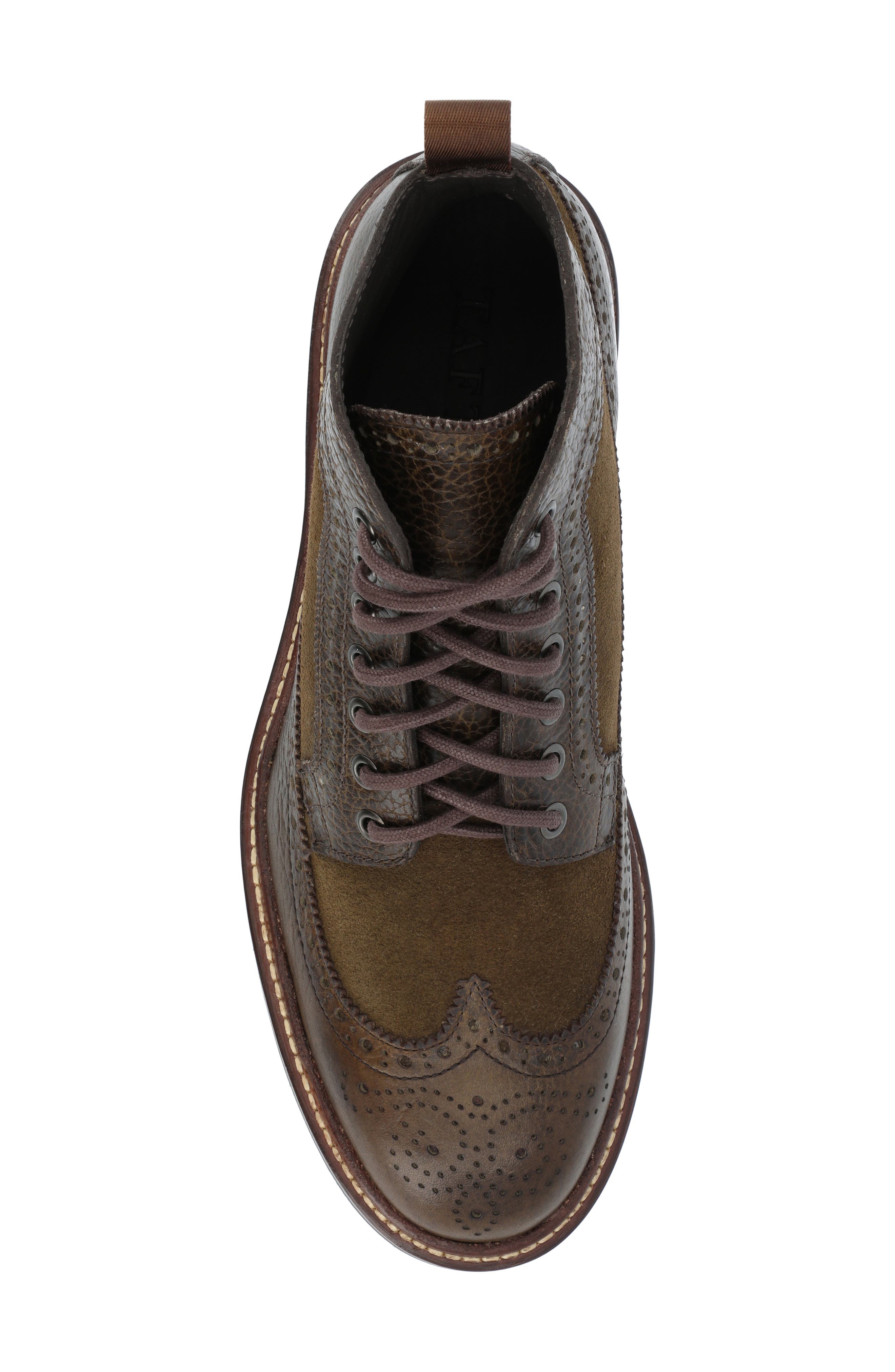 The Boston Longwing Boot, Alternate, color, OLIVE
