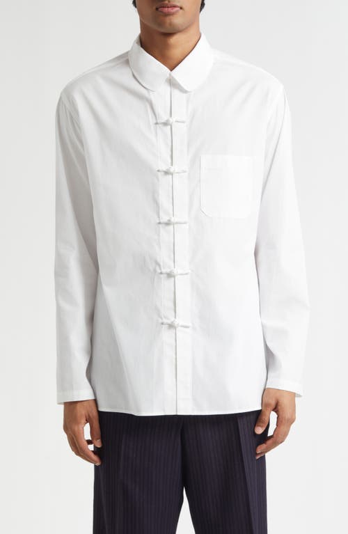 Yohji Yamamoto China Broadcloth Shirt in White  product