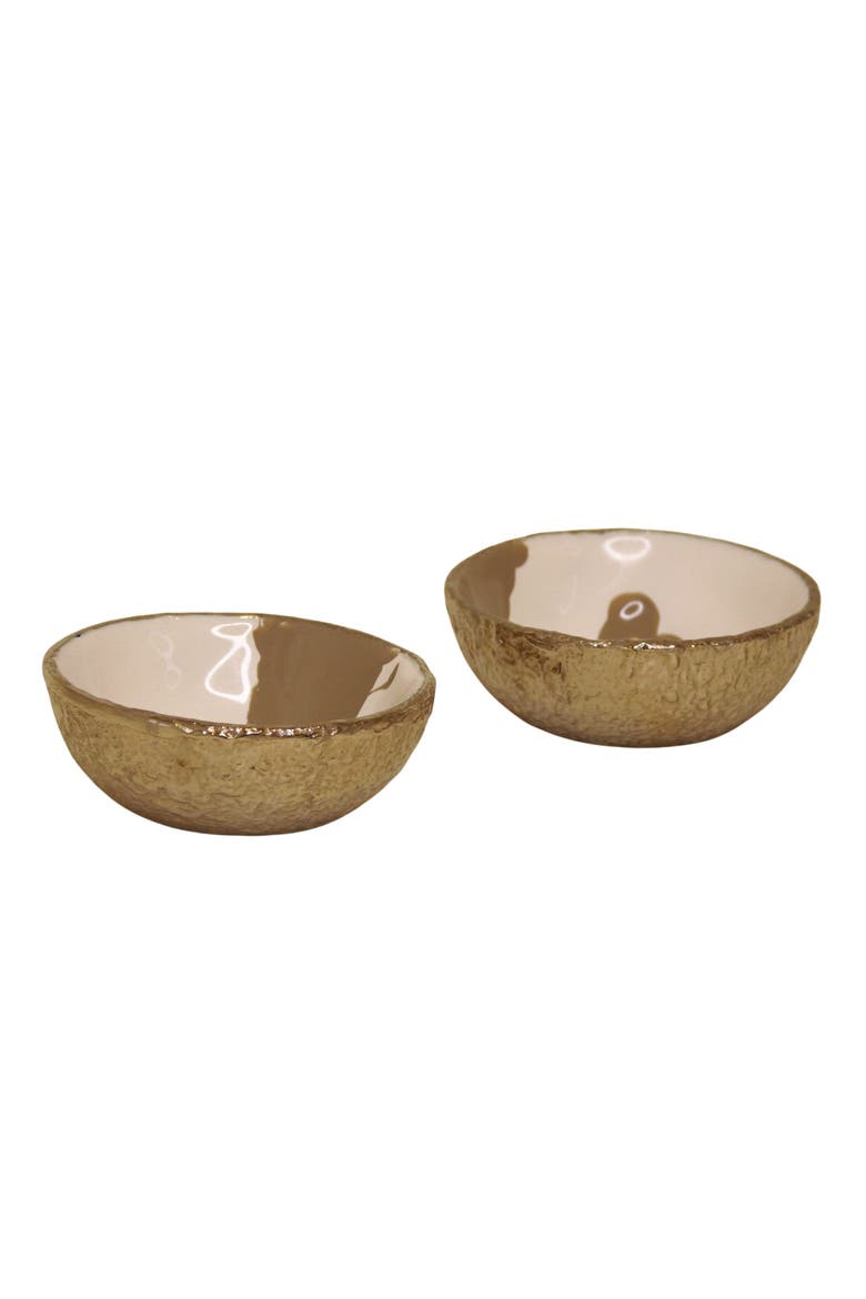 Dansbury Dipping Bowls - Set of 2, Main, color, Gold