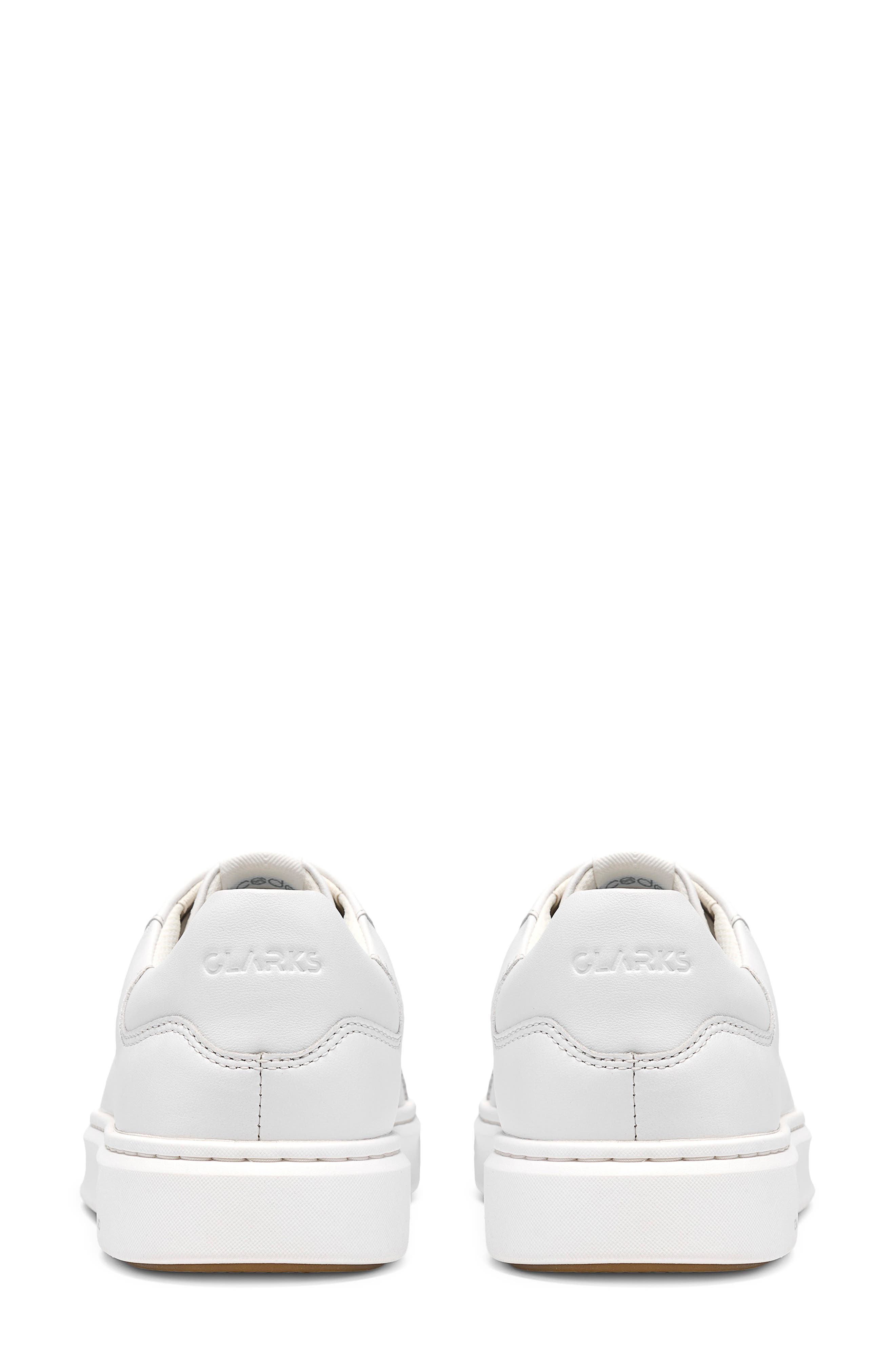 Code C Lace Leather Sneaker, Alternate, color, WHITE LEATHER