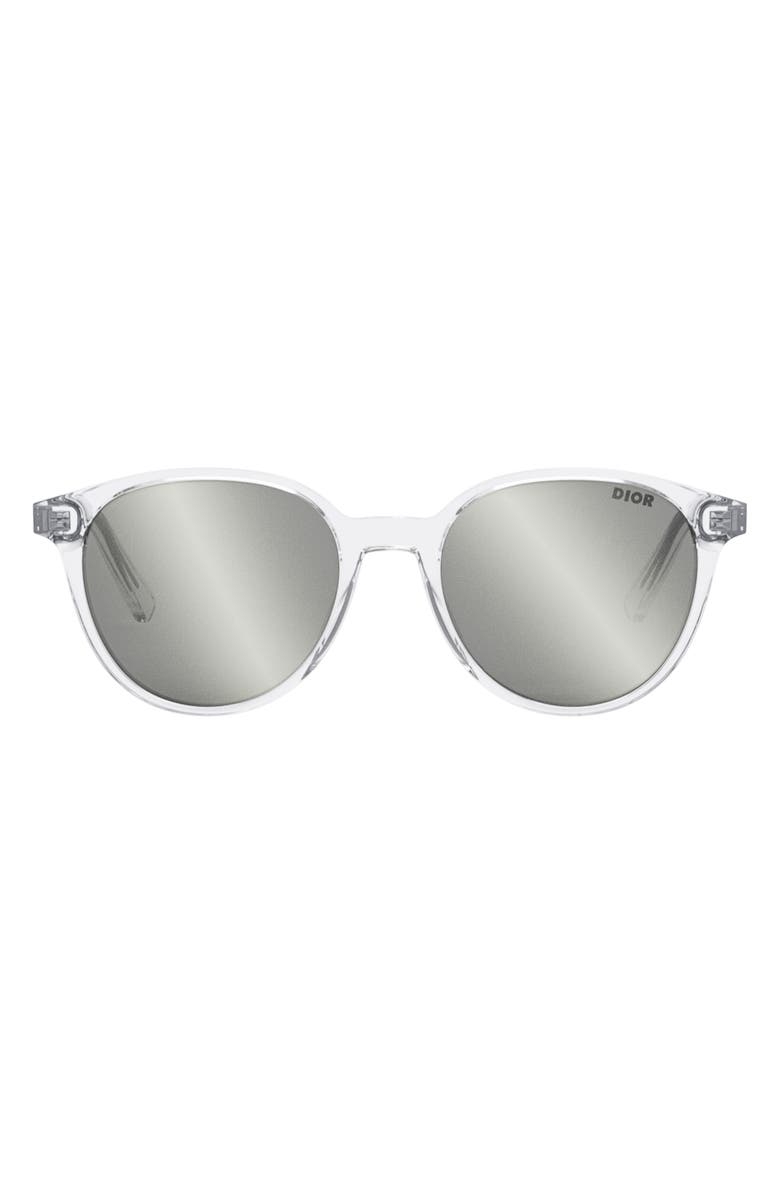 DIOR InDior R1I 53mm Round Sunglasses, Main, color, 