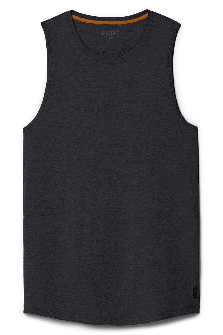 Atmosphere Performance Yoga Tank, Alternate, color, TRUE BLACK HEATHER