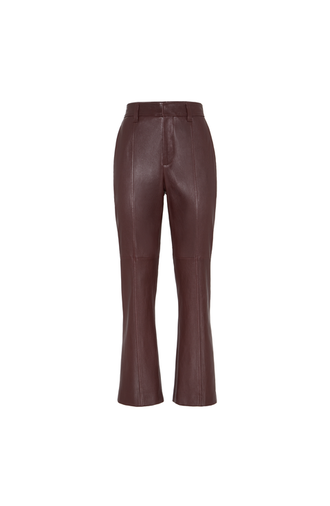 パンツ BRUNELLO CUCINELLI Women Straight Pants MP828SM689C9122 Brow Brunello Cucinelli - Cotton Corduroy Straight Leg Pants