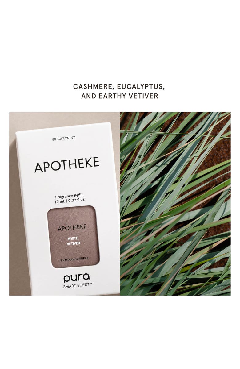 PURA x Apotheke White Vetiver Smart Fragrance Diffuser Refill, Alternate, color, White Vetiver