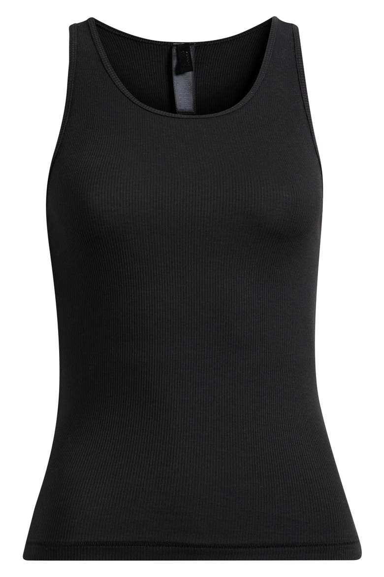 Boyfriend Rib Tank, Main, color, ONYX