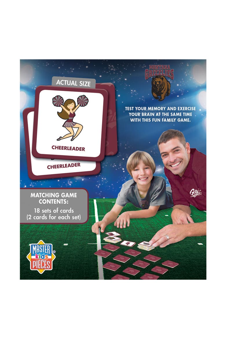 Montana Grizzlies Matching Game, Alternate, color, Multicolor