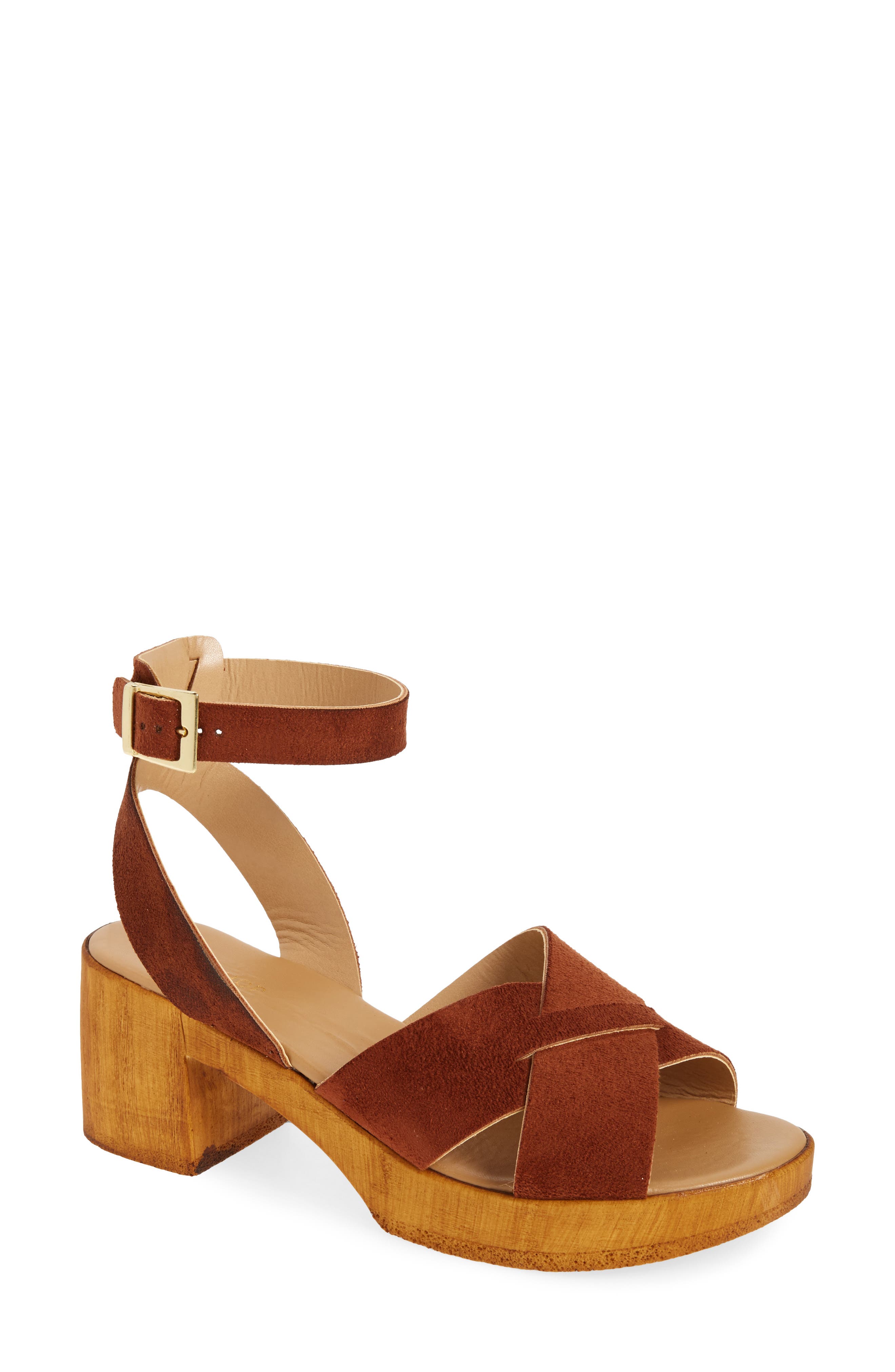 Topshop Dolly Block Heel Sandal, Main, color, 