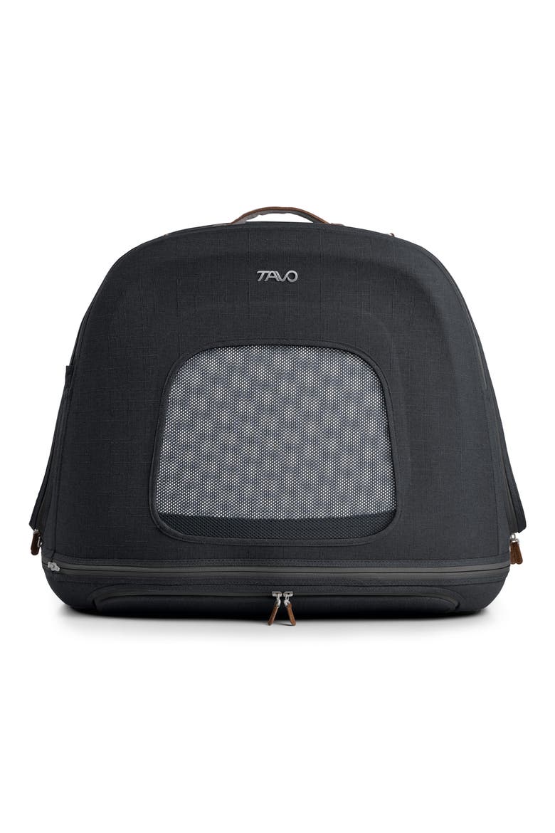 Crispin Pet Travel Crate, Alternate, color, BLACK