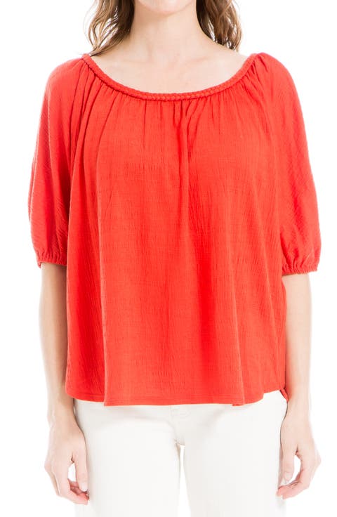 Bubble Sleeve Knit Top