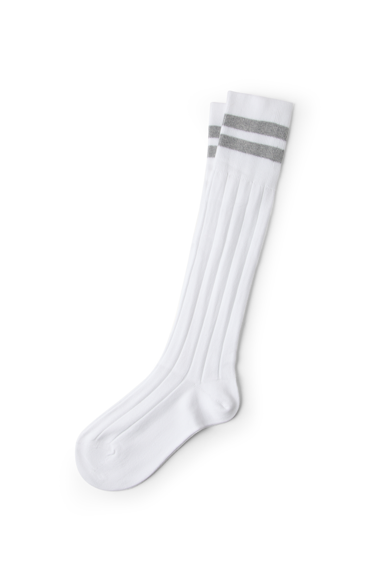 Knit socks, Alternate, color, Grey