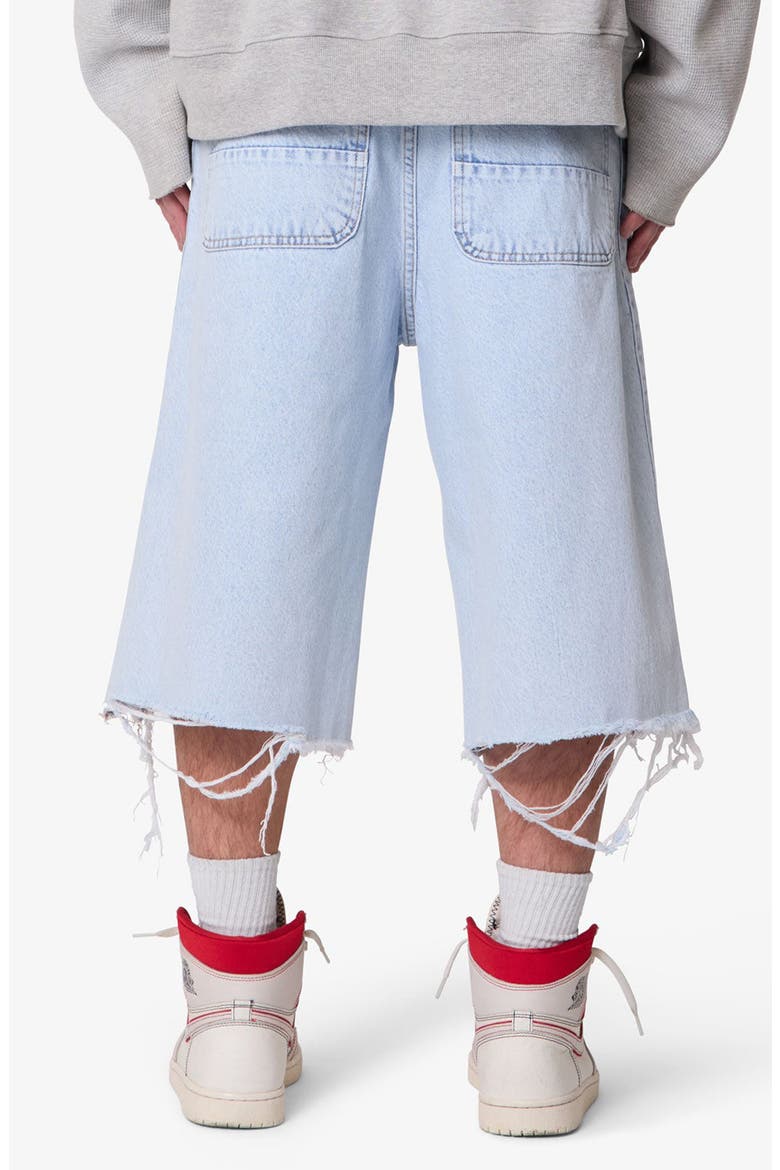 Ultrabaggy Denim Cutoff Shorts, Alternate, color, LIGHT BLUE