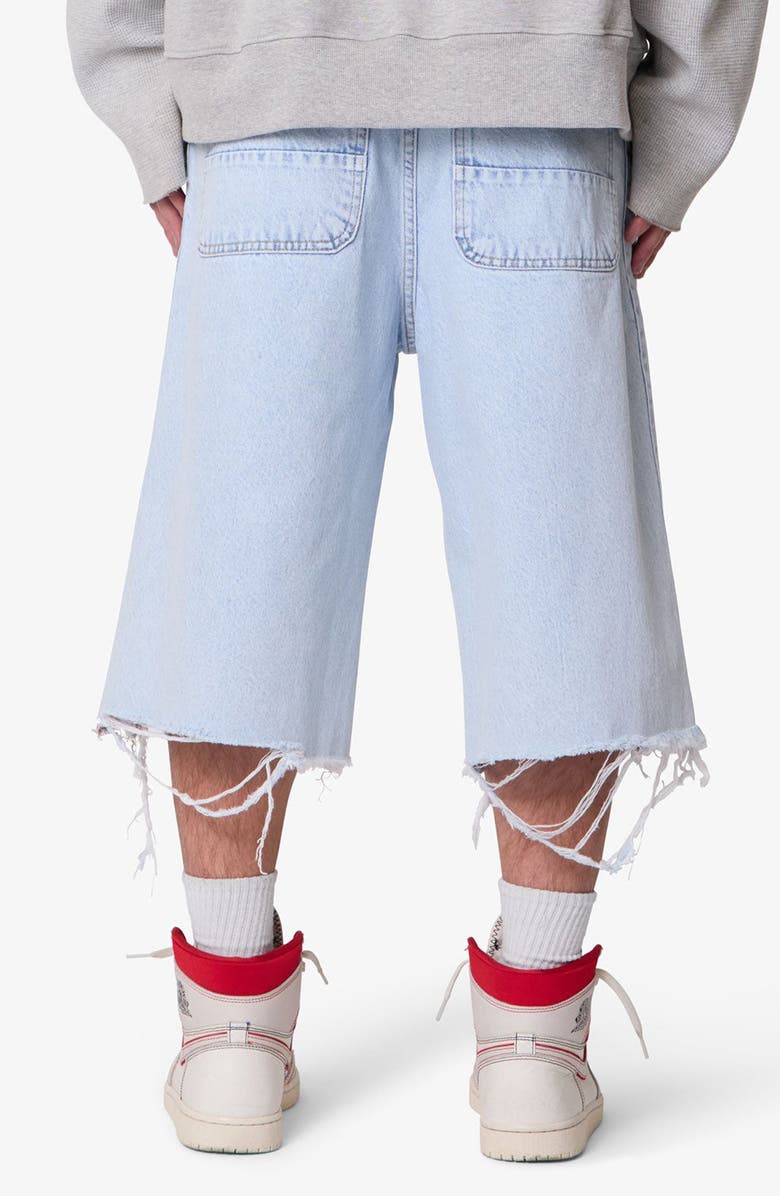 mnml Ultrabaggy Denim Cutoff Shorts, Alternate, color,