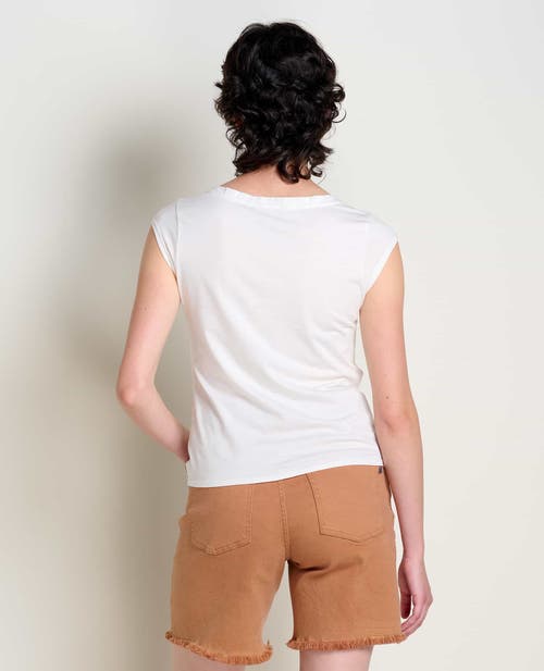 Toad And Co Anza Short Sleeve Shirt In White