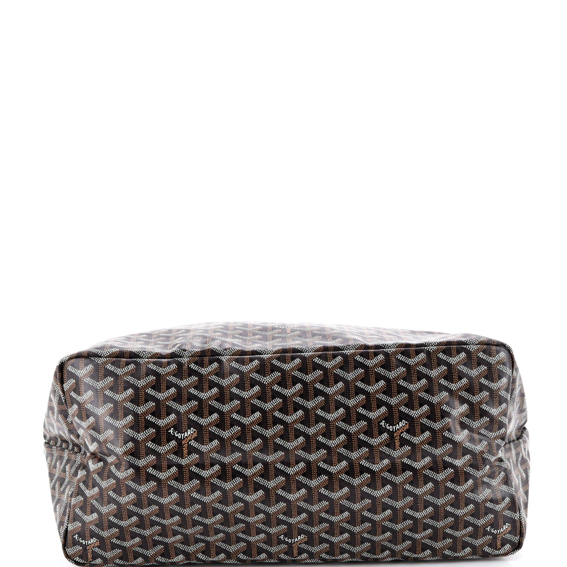 Pre-Owned Goyard Saint Louis Tote Coated Canvas GM, Alternate, color, Brown