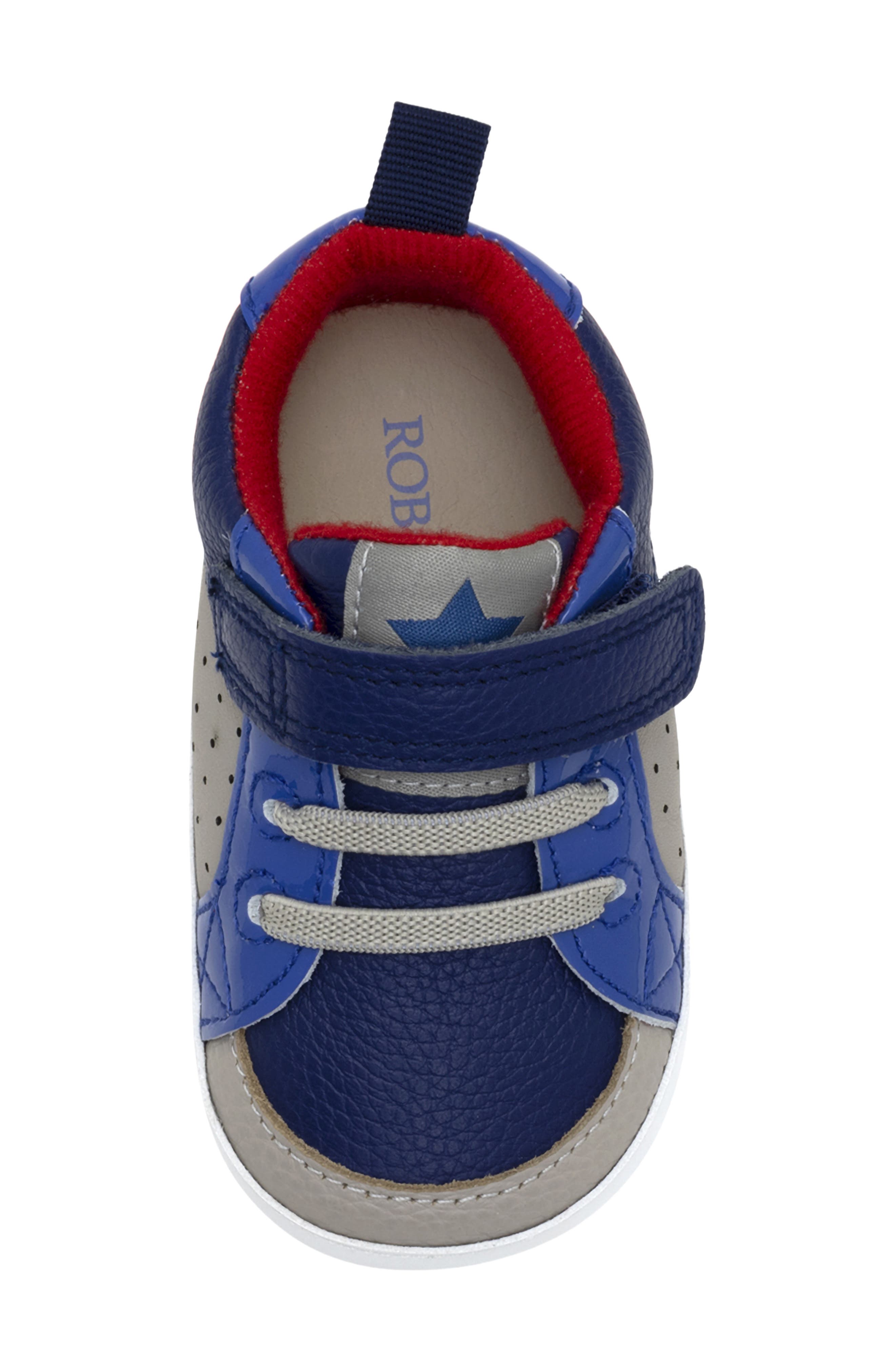 Robeez<sup>®</sup> Jarette Slip On Sneaker, Alternate, color, Navy