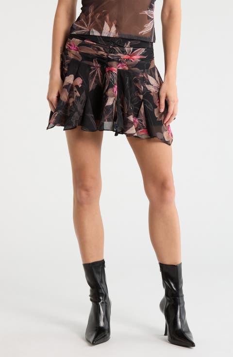 Erica Floral Miniskirt