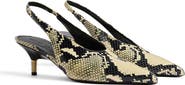 Khaite Bella Kitten Heel Slingback Pump