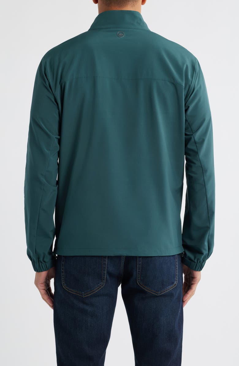 Peter Millar Dunes Water Resistant Half Zip Golf Pullover, Alternate, color, Nordic Pine