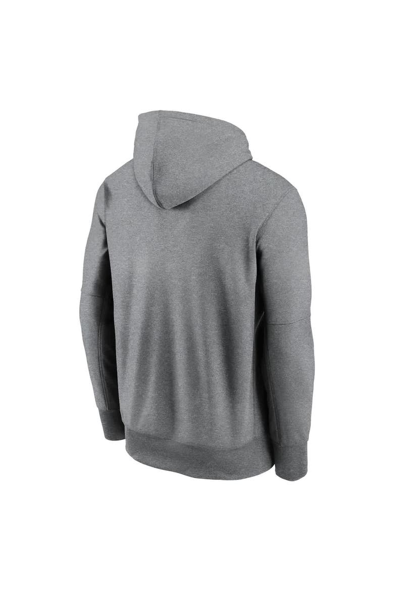 Men's Nike Heather Gray New York Jets Performance Fleece Pullover Hoodie, Alternate, color, Heather Gray