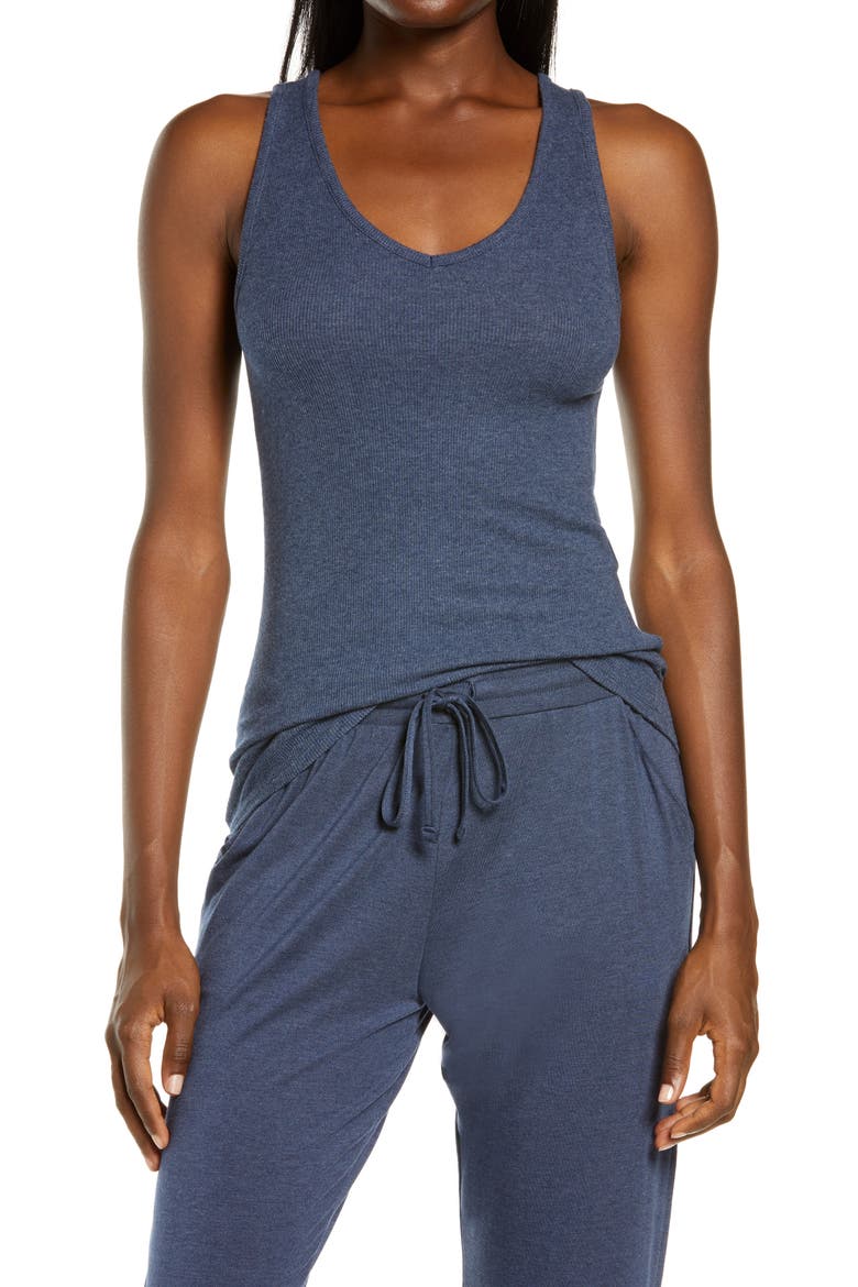Lounge Tank, Main, color, DRESS BLUES HEATHER