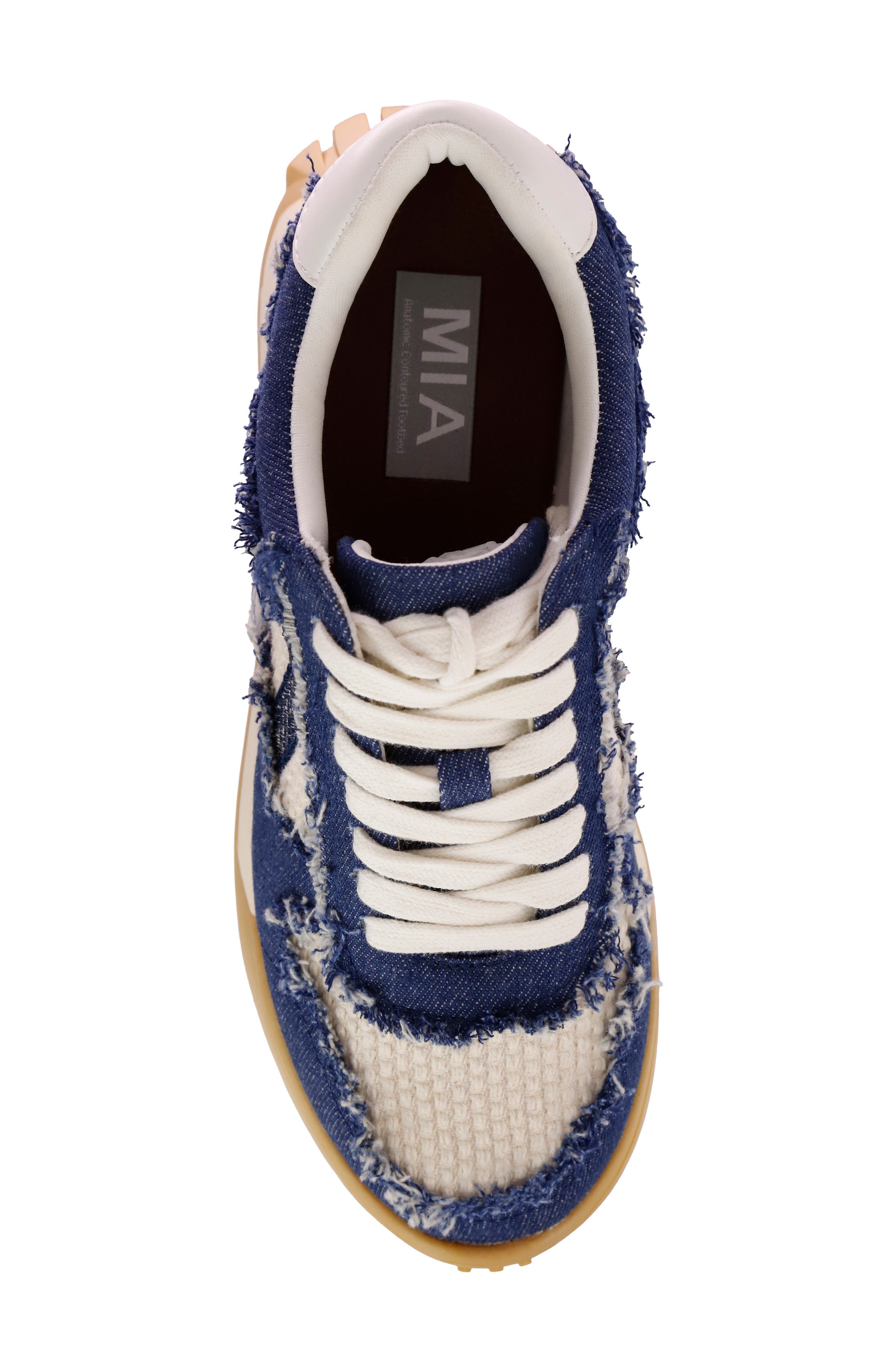 Track Sneaker, Alternate, color, OFF WHITE/ BLUE