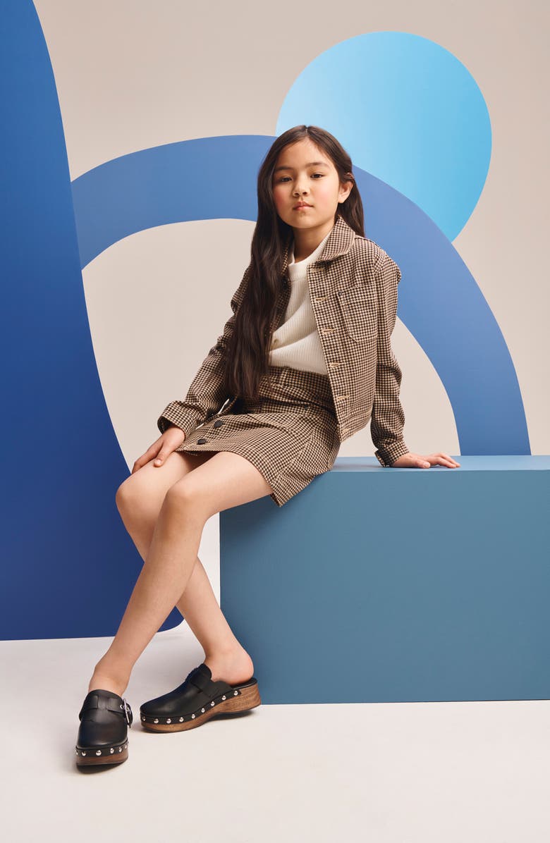 DL1961 Kids' Jenny Houndstooth Miniskirt, Alternate, color, 