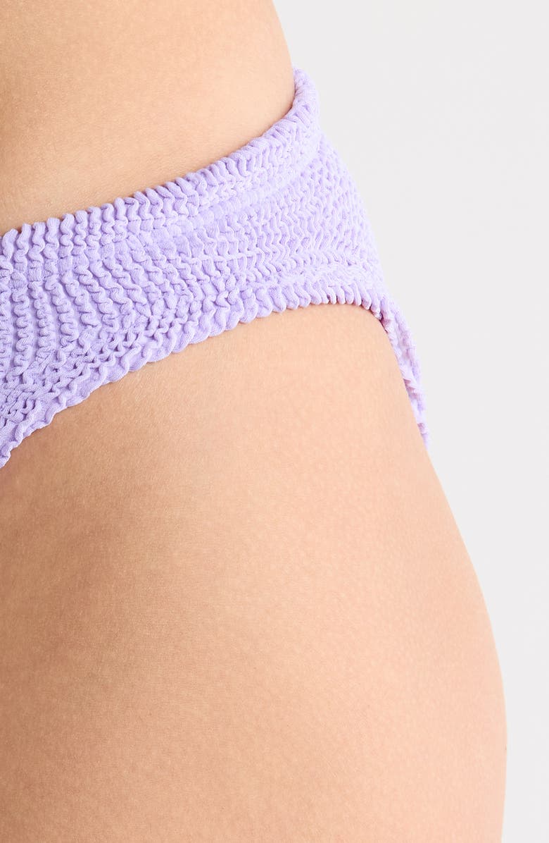 Hunza G Xandra Two-Piece Bikini Swimsuit, Alternate, color, Lilac