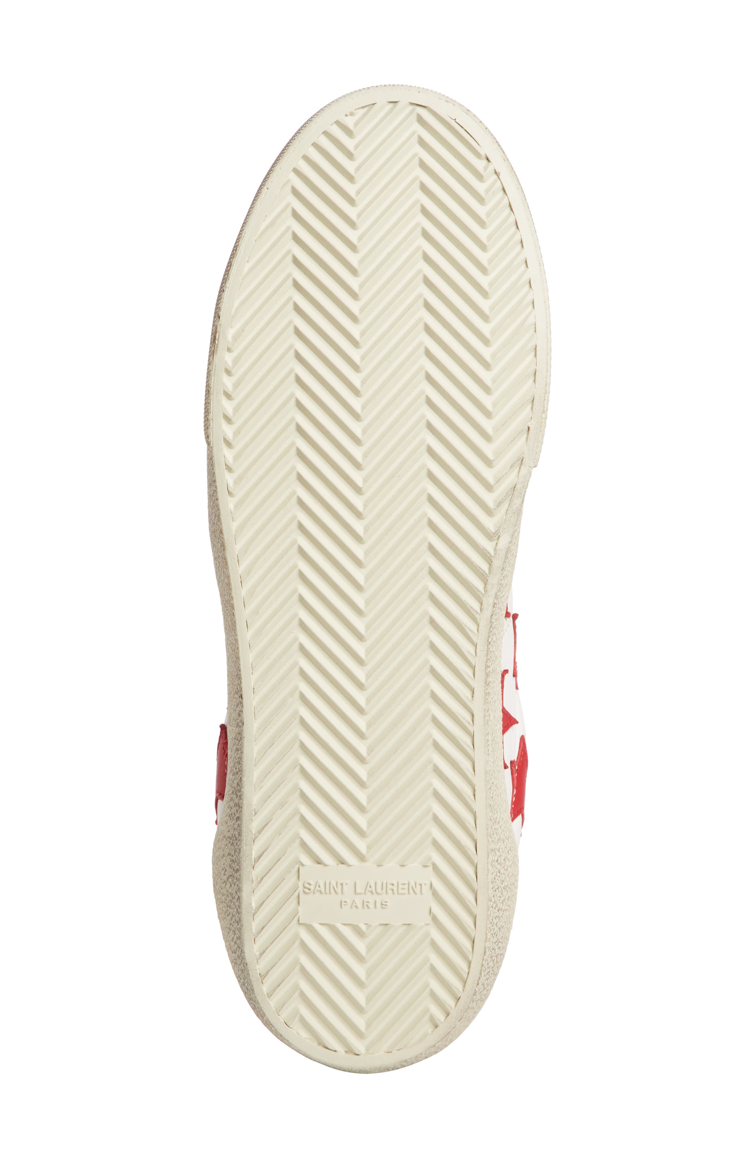 Saint Laurent Classic Court Sneaker, Alternate, color, 