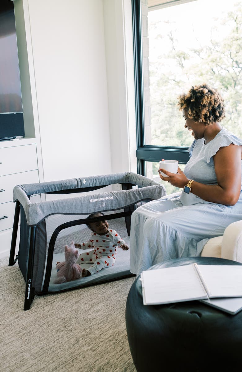 SlumberPod SlumberGo Travel Playard, Alternate, color, Gray