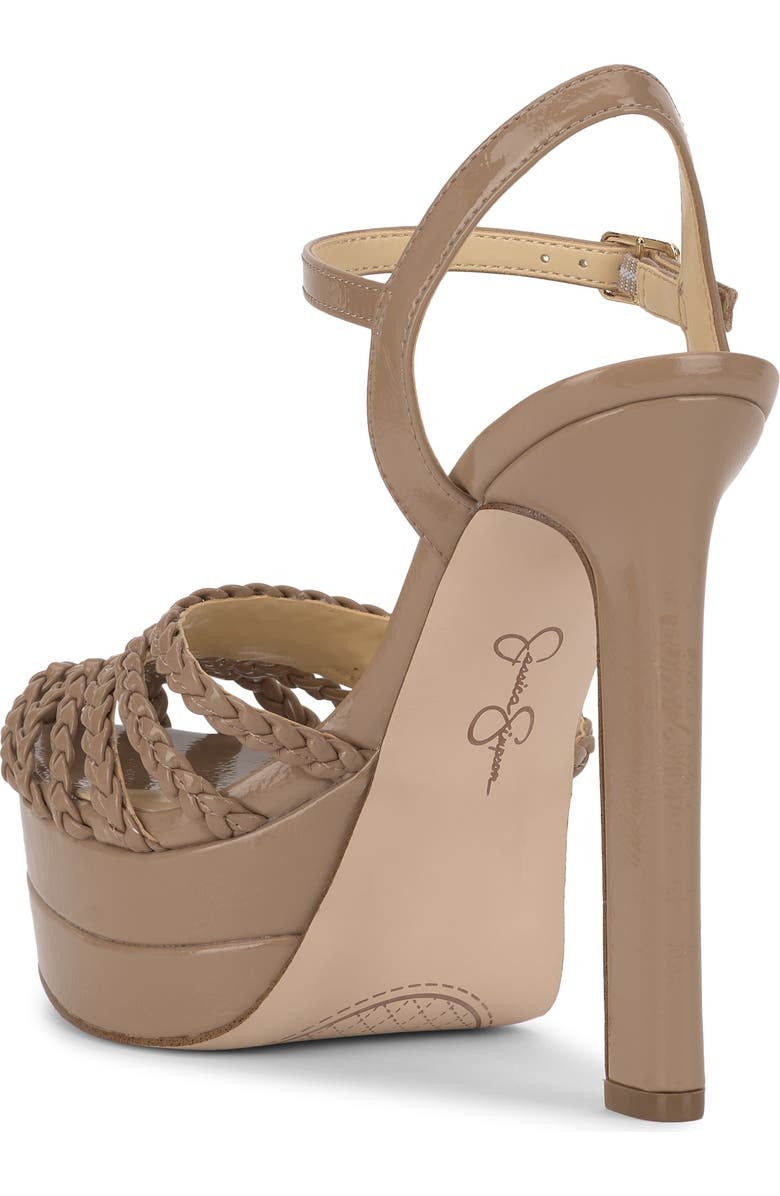 Jessica Simpson Inaia Basketweave Pump, Alternate, color, Medium Brown