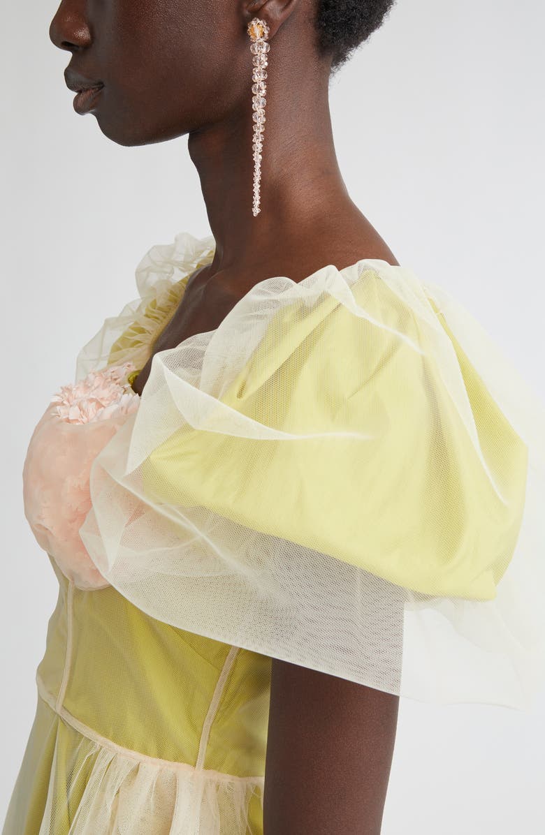 Simone Rocha Beaded Drop Earrings, Alternate, color, Beige