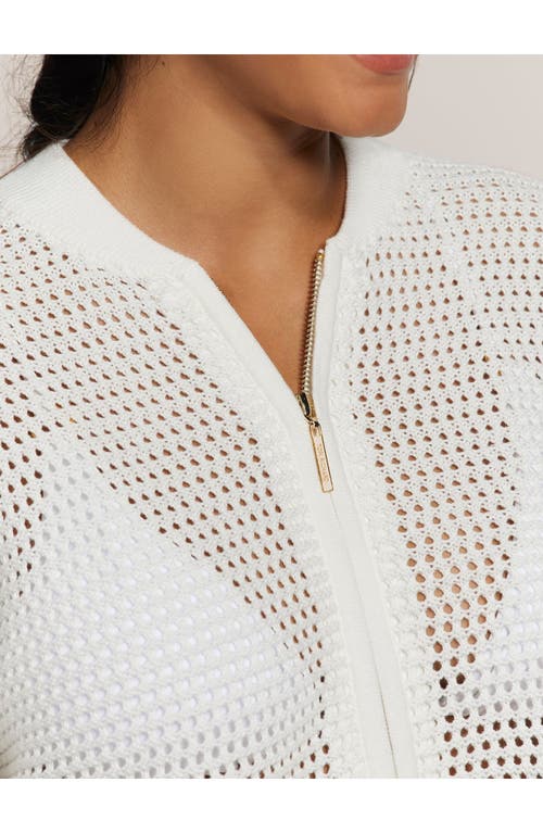 Tori Richard Clubhouse Knits Umi Cardigan In White